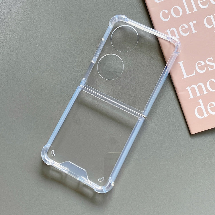 For Huawei P50 Pocket Shockpoof Acrylic Phone Case(Transparent)