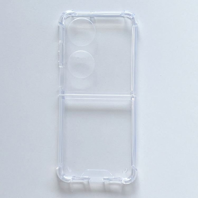 For Huawei P50 Pocket Shockpoof Acrylic Phone Case(Transparent)