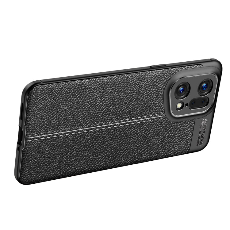 For OPPO Find X5 Pro Litchi Texture TPU Shockproof Phone Case