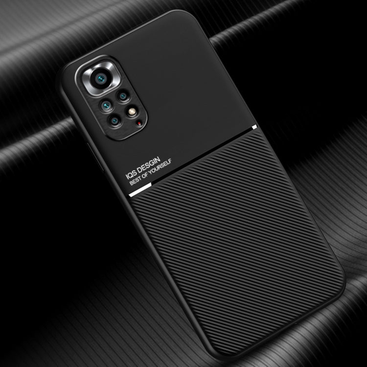 For Xiaomi Redmi Note 11S / Note 11 4G Classic Tilt Magnetic PC + TPU Phone Case