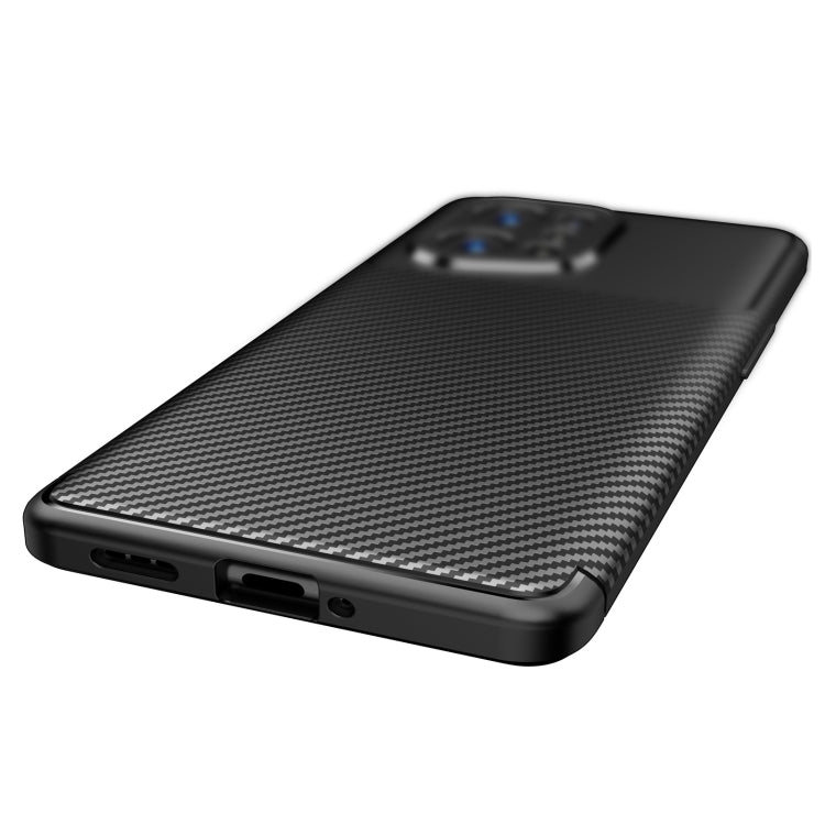 For OPPO Find X5 Carbon Fiber Texture Shockproof TPU Phone Case