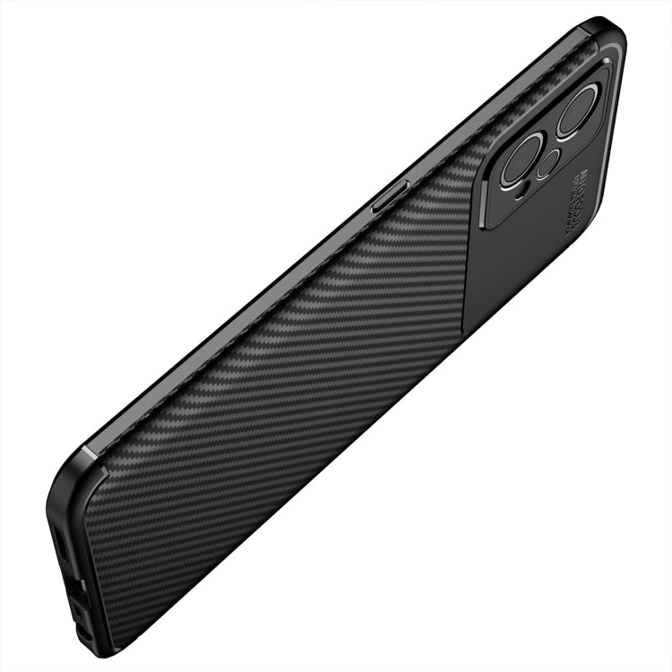 For OPPO Realme 9 Pro+ Carbon Fiber Texture Shockproof TPU Phone Case