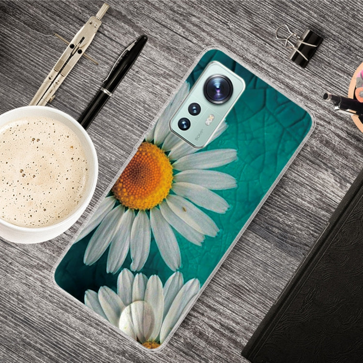For Xiaomi 12 Pro Painted Transparent Shockproof TPU Protective Phone Case