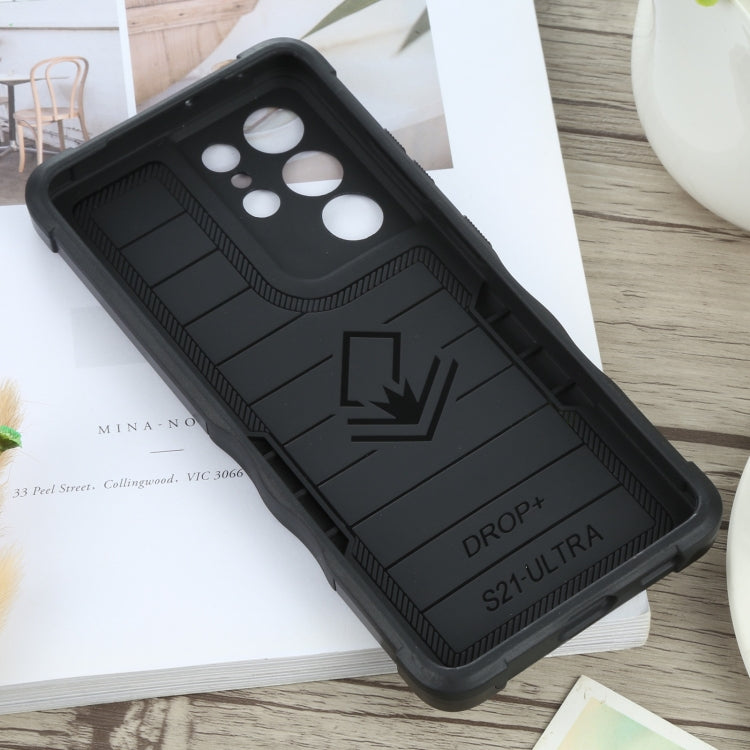 For Samsung Galaxy S21 Ultra 5G Non-slip Armor Phone Case