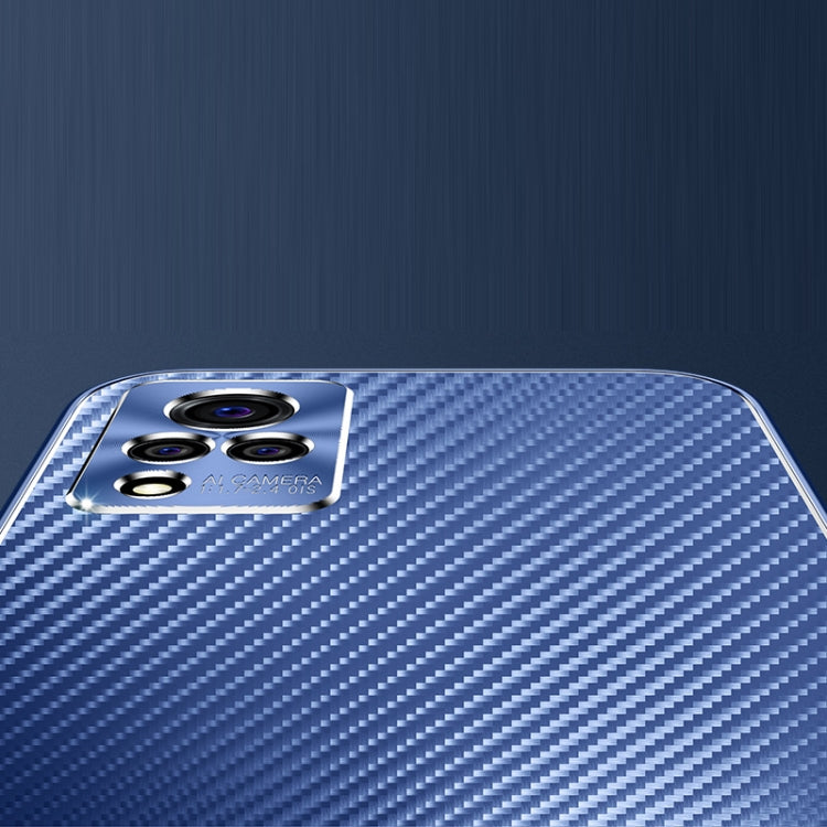 For vivo S9 Metal Frame Carbon Fiber Phone Case(Purple)