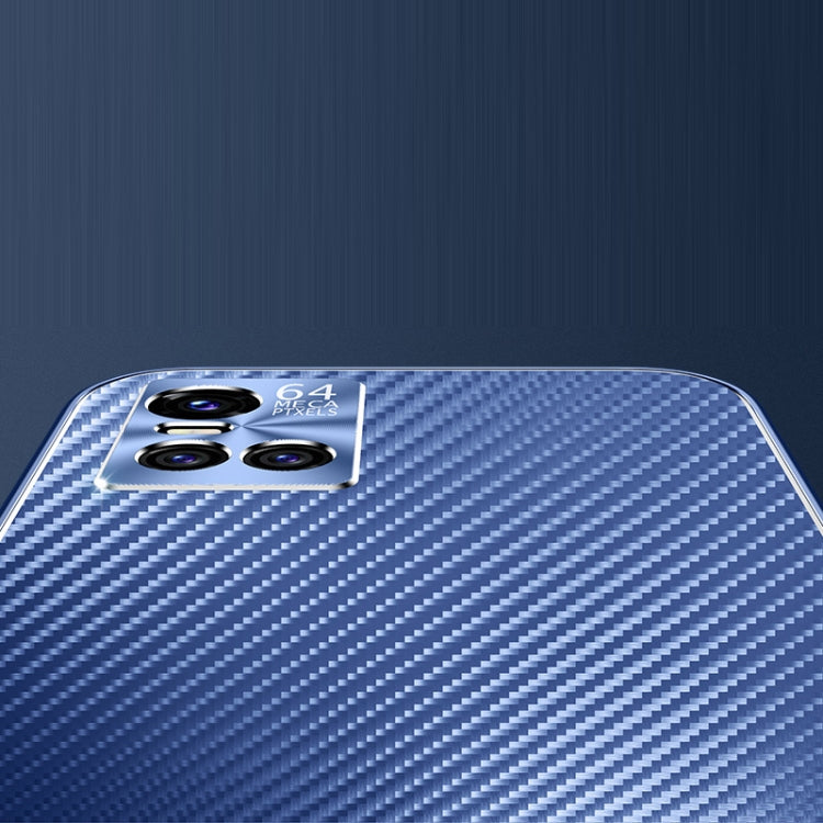 For vivo S10 Metal Frame Carbon Fiber Phone Case(Purple)