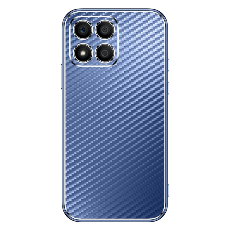 For Honor X30i Metal Frame Carbon Fiber Phone Case