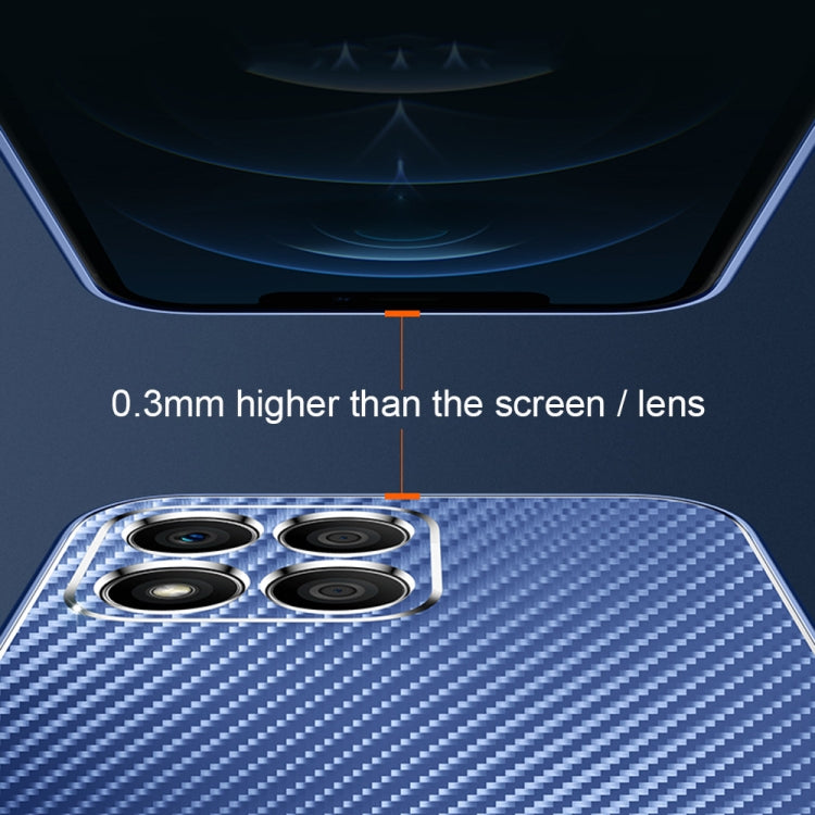 For Honor X30i Metal Frame Carbon Fiber Phone Case