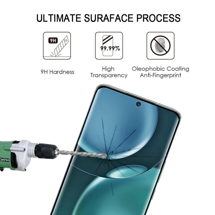 Edge Glue 3D Curved Edge Full Screen Tempered Glass Film For Honor Magic4(Black)