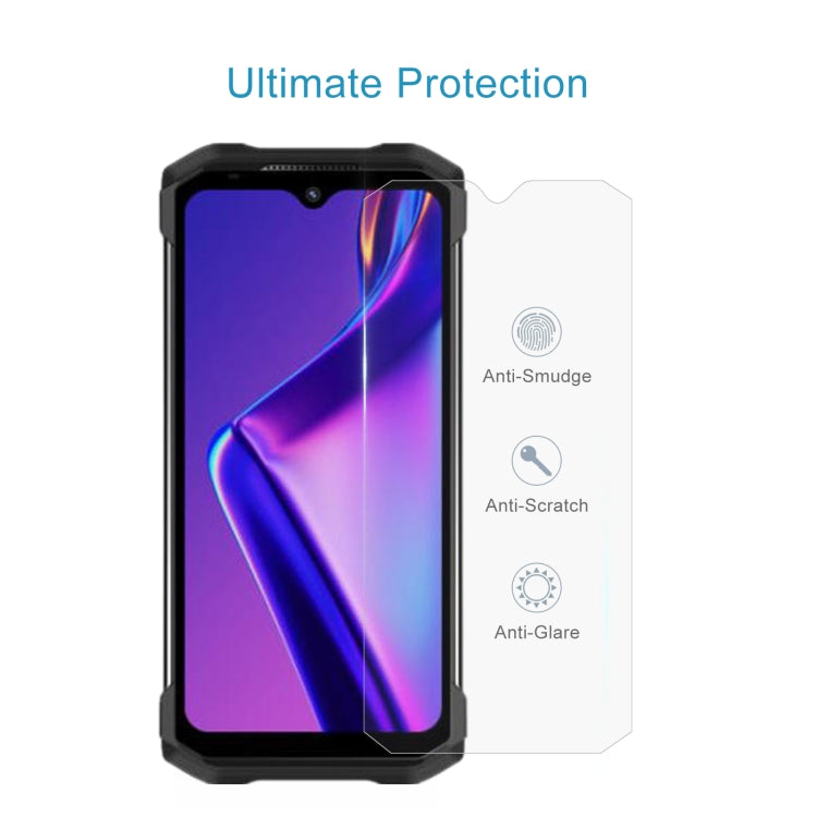 50 PCS 0.26mm 9H 2.5D Tempered Glass Film For Doogee S98