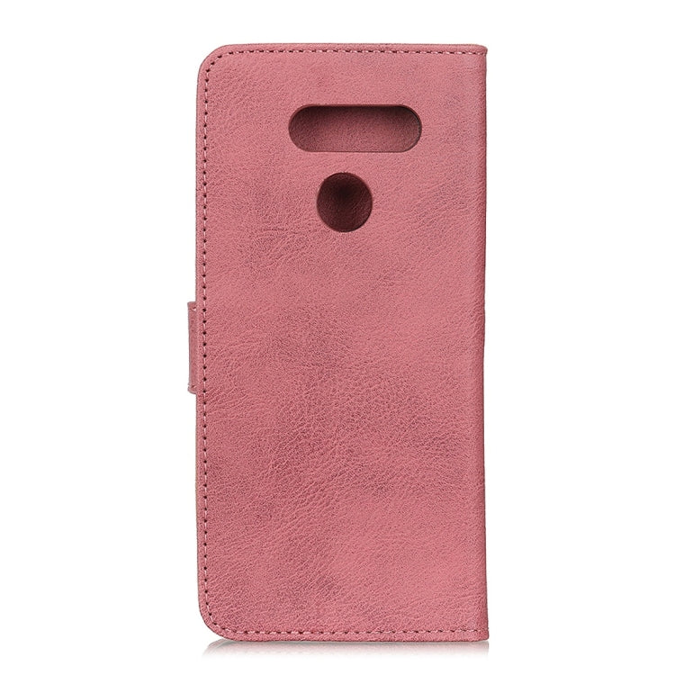 For LG K50S Cowhide Texture Horizontal Flip Leather Case with Holder & Card Slots & Wallet