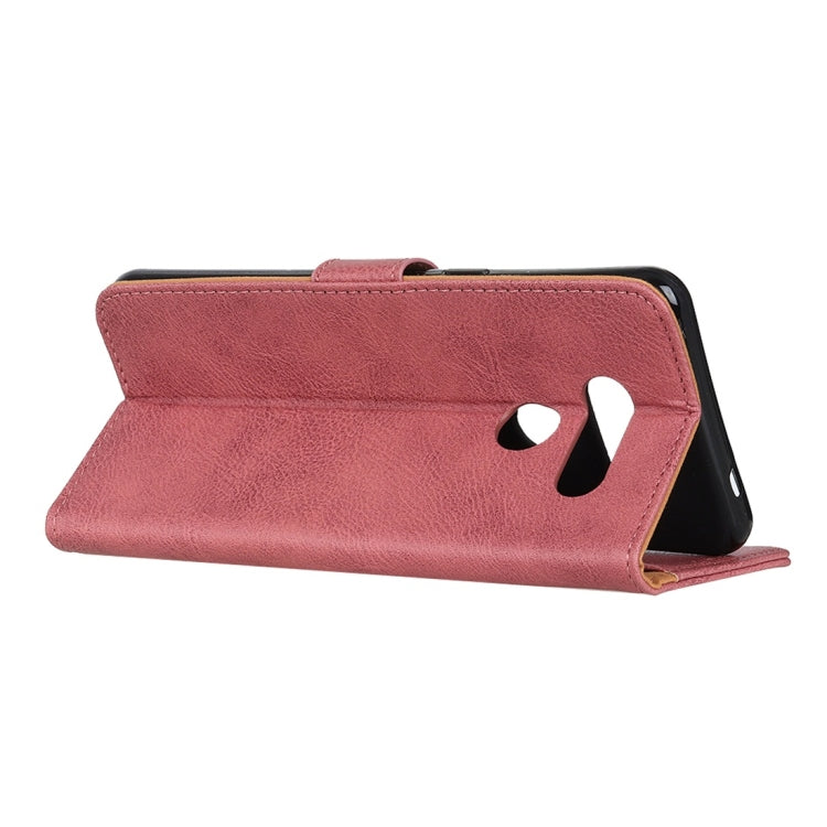 For LG K50S Cowhide Texture Horizontal Flip Leather Case with Holder & Card Slots & Wallet