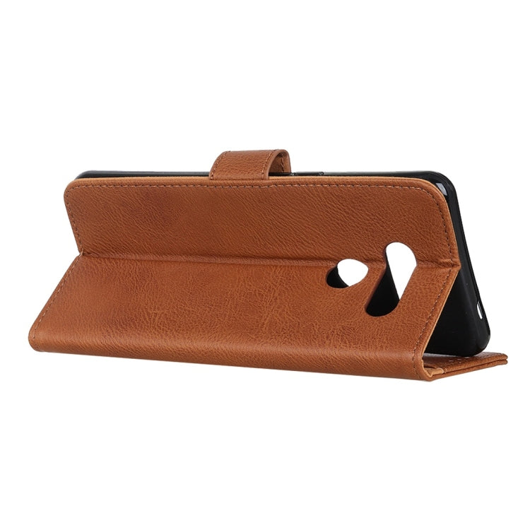 For LG K50S Cowhide Texture Horizontal Flip Leather Case with Holder & Card Slots & Wallet