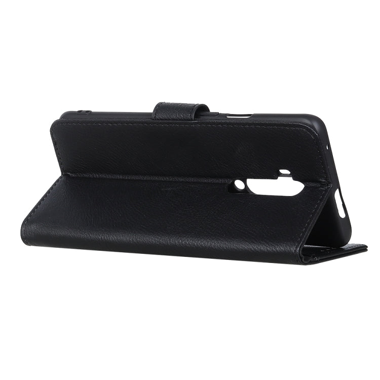 For OnePlus 7T Pro Cowhide Texture Horizontal Flip Leather Case with Holder & Card Slots & Wallet