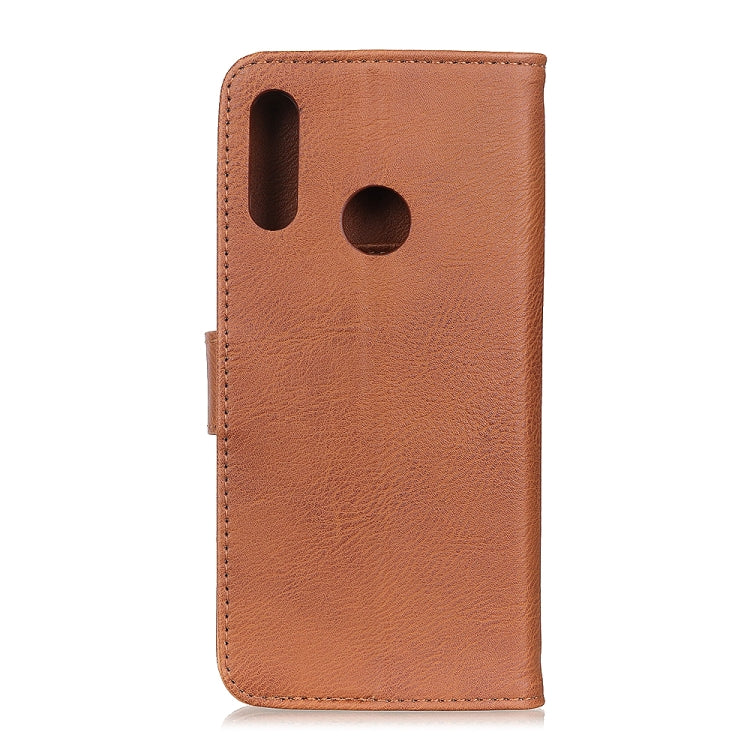 For Alcatel 3x (2019) Cowhide Texture Horizontal Flip Leather Case with Holder & Card Slots & Wallet