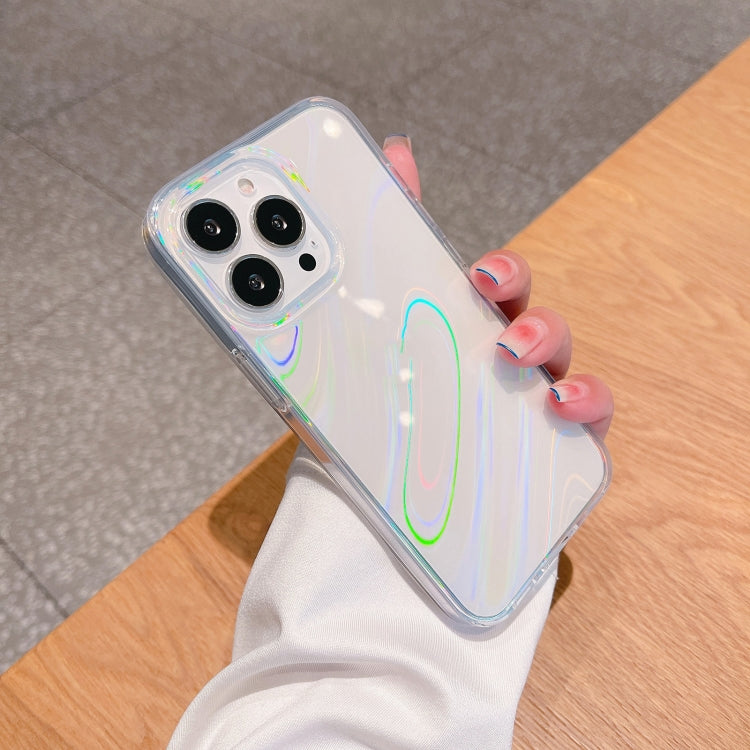 For iPhone 11 Pro Max Laser TPU Shockproof Phone Case