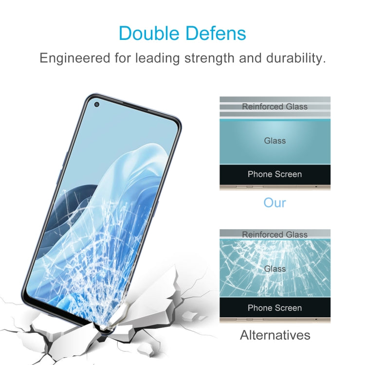 50 PCS 0.26mm 9H 2.5D Tempered Glass Film For OPPO Reno7 / Reno7 Z 5G / Reno7 5G / Reno7 Lite / Reno8 Lite / F21 Pro 5G / Reno8 4G / F21s Pro 5G