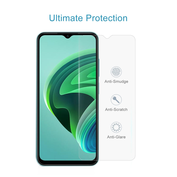 50 PCS 0.26mm 9H 2.5D Tempered Glass Film For Xiaomi Poco M5 / Poco M4 5G / Redmi Note 11E / Redmi 10 5G / Redmi 10 Prime+ 5G / Redmi 11 Prime / Redmi Note 11R / Redmi 11 Prime 5G