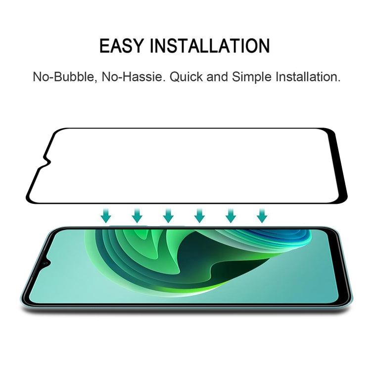 25 PCS Full Glue Cover Screen Protector Tempered Glass Film For Xiaomi Poco M5 / Poco M4 5G / Redmi Note 11E / Redmi 10 5G / Redmi 10 Prime+ 5G / Redmi 11 Prime / Redmi Note 11R / Redmi 11 Prime 5G
