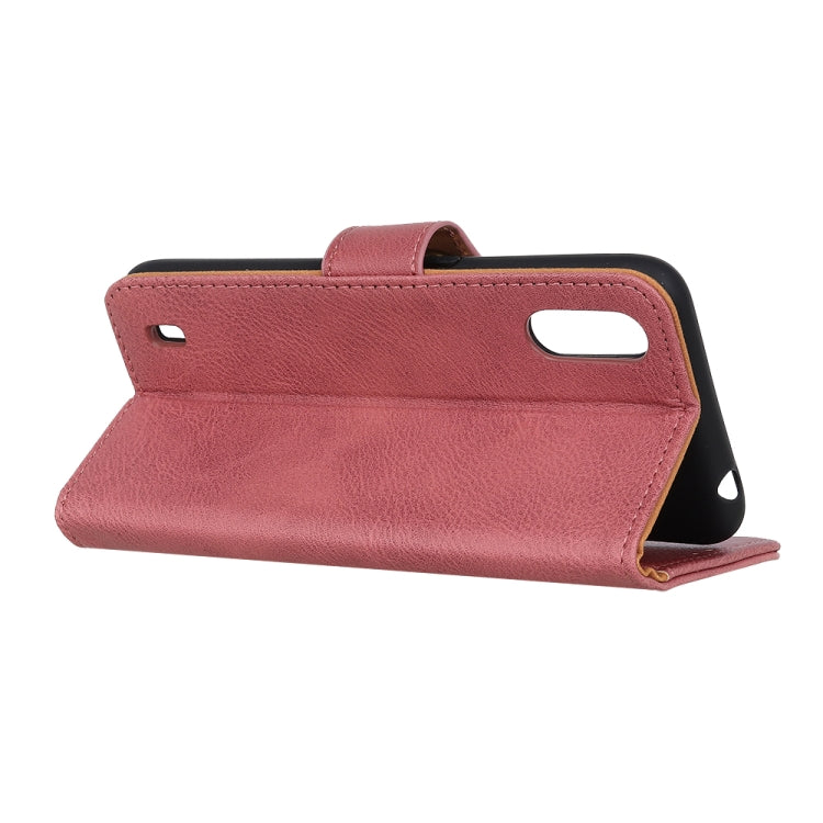 For Galaxy A01 Cowhide Texture Horizontal Flip Leather Case with Holder & Card Slots & Wallet