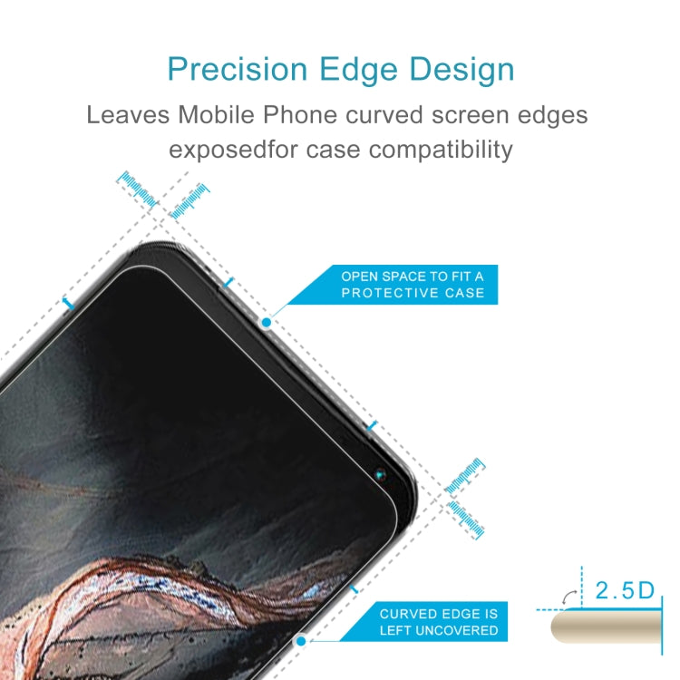 50 PCS 0.26mm 9H 2.5D Tempered Glass Film For Lenovo Legion Y90