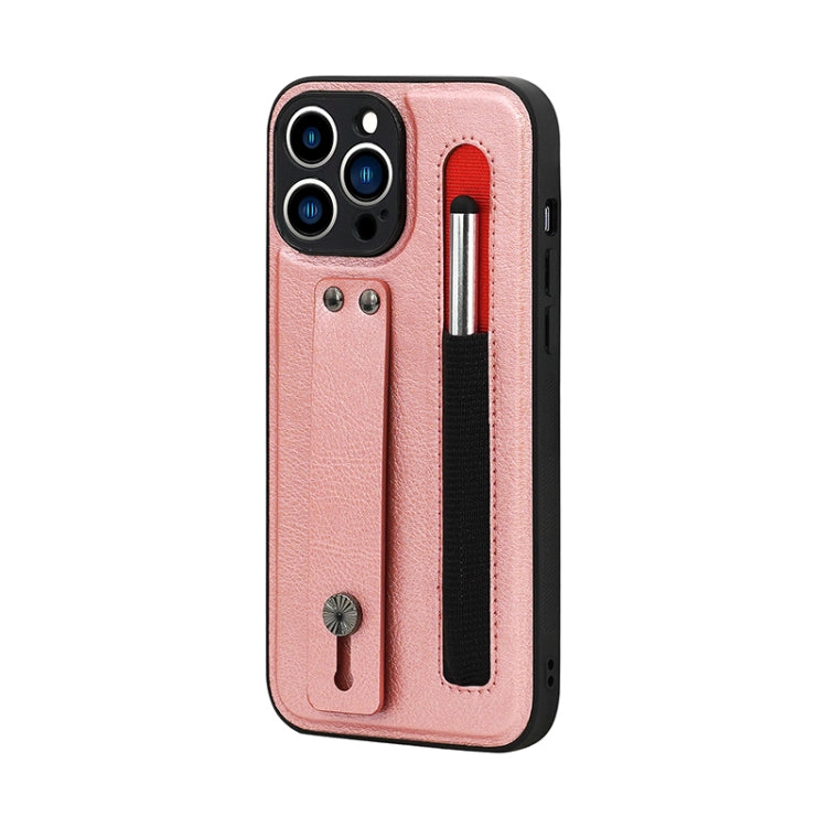 Leather Belt Shockproof Protective Phone Case with Touch Screen Pen & Holder For iPhone 11 Pro