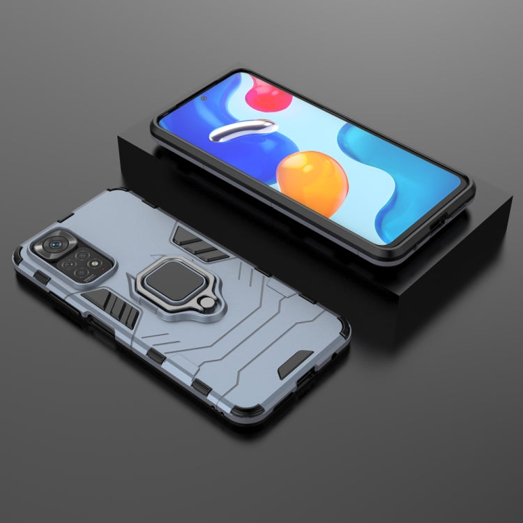 For Xiaomi Redmi Note 11 / Note 11S Global Shockproof PC + TPU Protective Phone Case with Magnetic Ring Holder