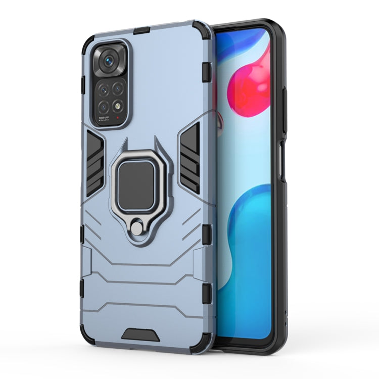 For Xiaomi Redmi Note 11 / Note 11S Global Shockproof PC + TPU Protective Phone Case with Magnetic Ring Holder