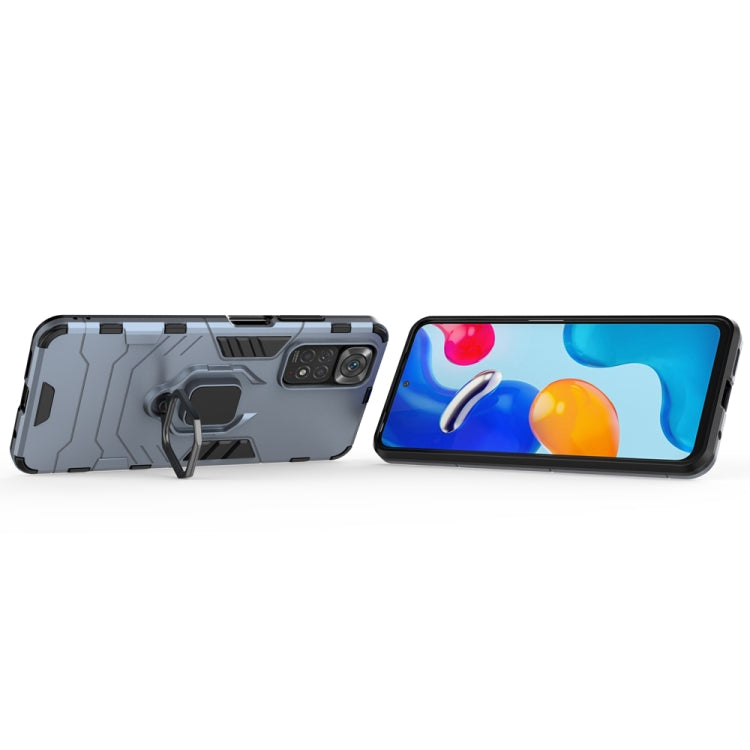 For Xiaomi Redmi Note 11 / Note 11S Global Shockproof PC + TPU Protective Phone Case with Magnetic Ring Holder