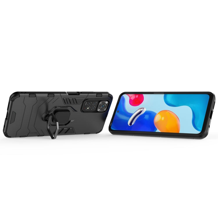For Xiaomi Redmi Note 11 / Note 11S Global Shockproof PC + TPU Protective Phone Case with Magnetic Ring Holder
