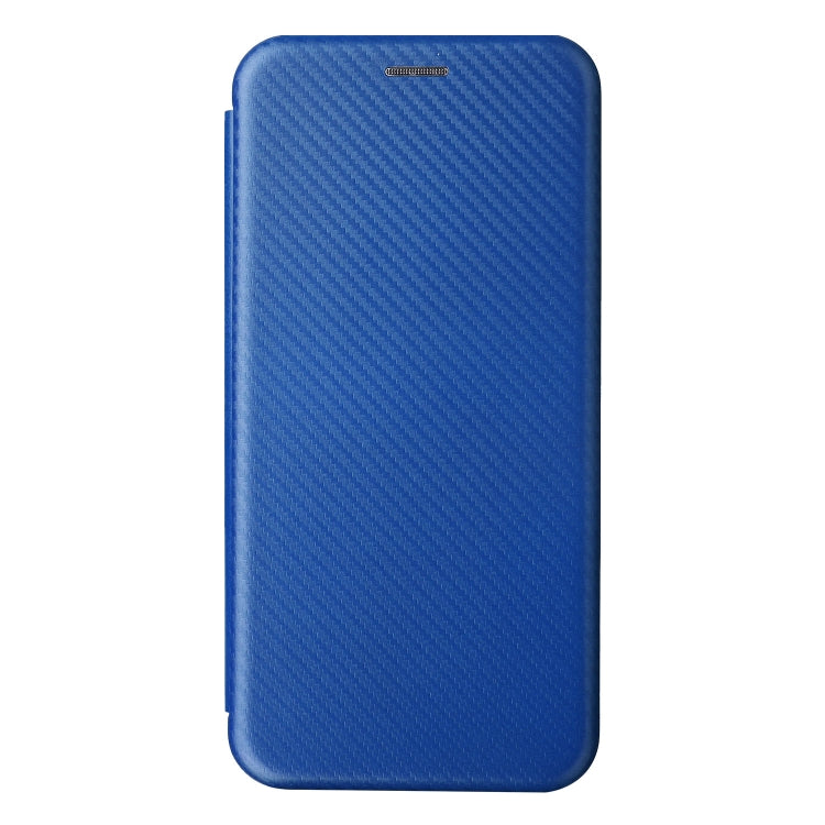 For Blackview A55 Carbon Fiber Texture Horizontal Flip PU Phone Case