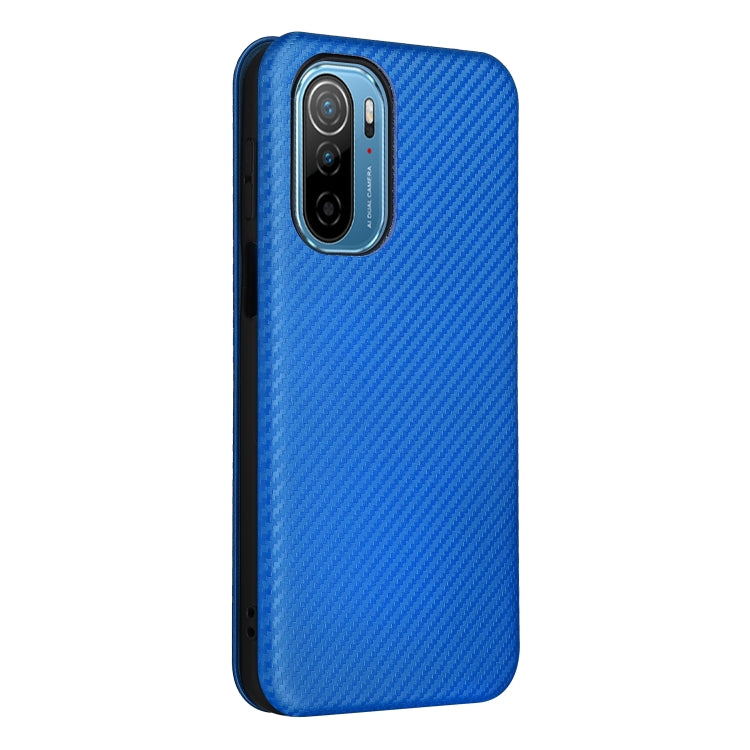 For Ulefone Note 13P Carbon Fiber Texture Horizontal Flip PU Phone Case