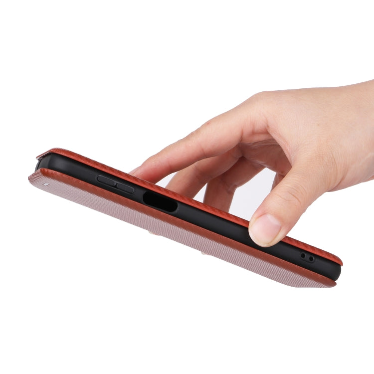 For Ulefone Note 13P Carbon Fiber Texture Horizontal Flip PU Phone Case