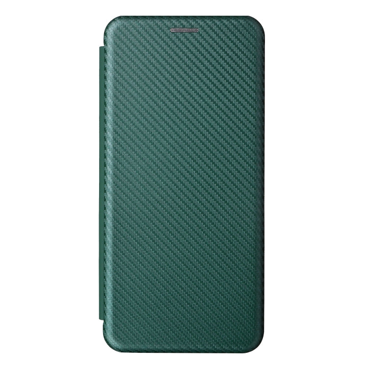 For Samsung Galaxy A23 5G Carbon Fiber Texture Horizontal Flip PU Phone Case