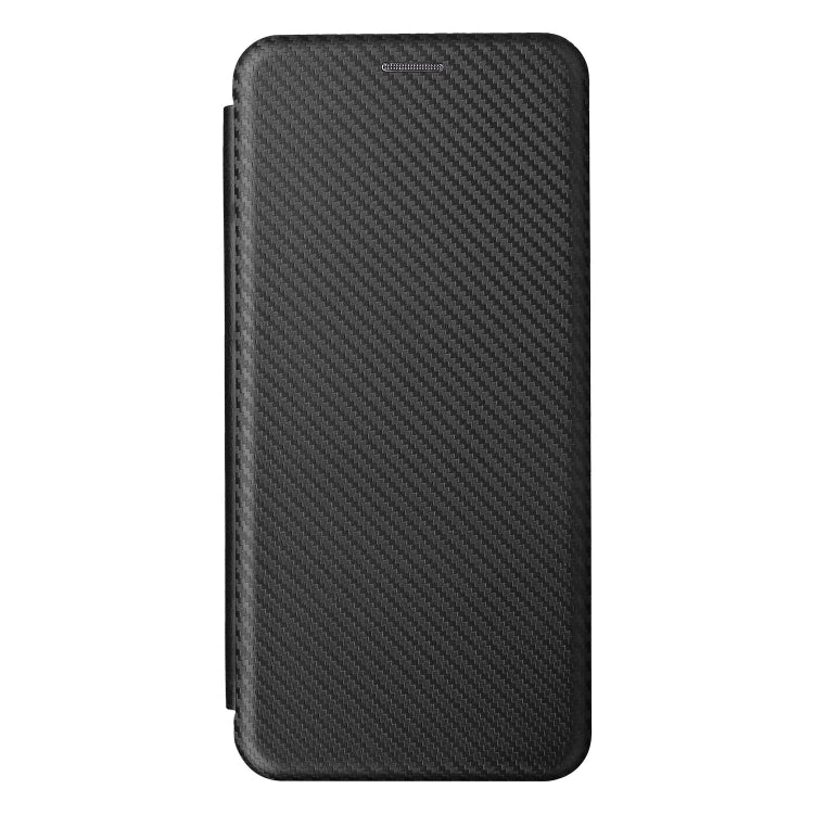For Samsung Galaxy A23 5G Carbon Fiber Texture Horizontal Flip PU Phone Case