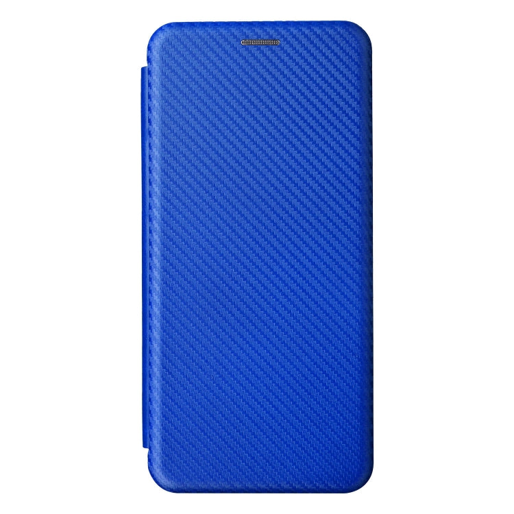 For Samsung Galaxy A23 5G Carbon Fiber Texture Horizontal Flip PU Phone Case