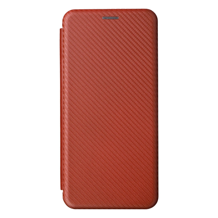 For Samsung Galaxy A23 5G Carbon Fiber Texture Horizontal Flip PU Phone Case