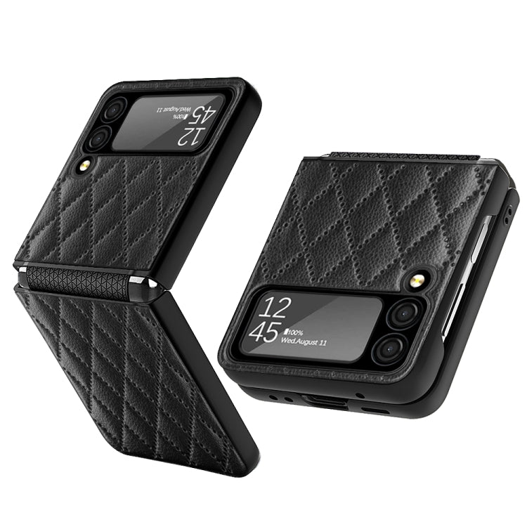 For Samsung Galaxy Z Flip3 5G Rhombus Hinge Phone Case