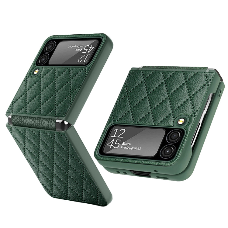 For Samsung Galaxy Z Flip3 5G Rhombus Hinge Phone Case