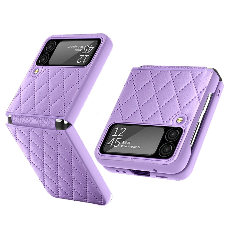 For Samsung Galaxy Z Flip3 5G Rhombus Hinge Phone Case