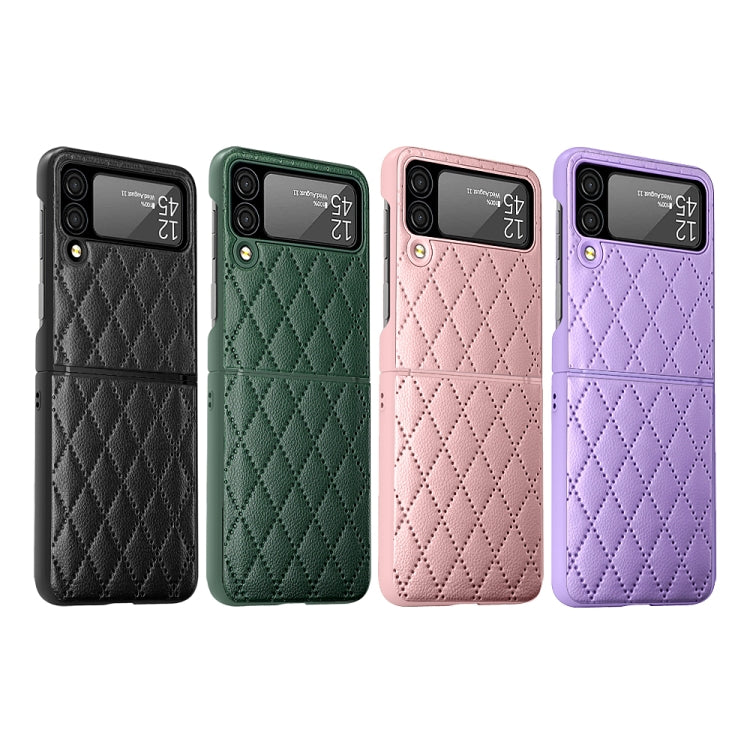For Samsung Galaxy Z Flip3 5G Rhombus Hinge Phone Case