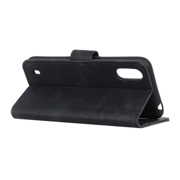 For Galaxy A01 Retro Texture PU + TPU Horizontal Flip Leather Case with Holder & Card Slots & Wallet