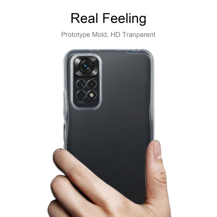 For Xiaomi Redmi Note 11 0.75mm Ultra-thin Transparent TPU Phone Case