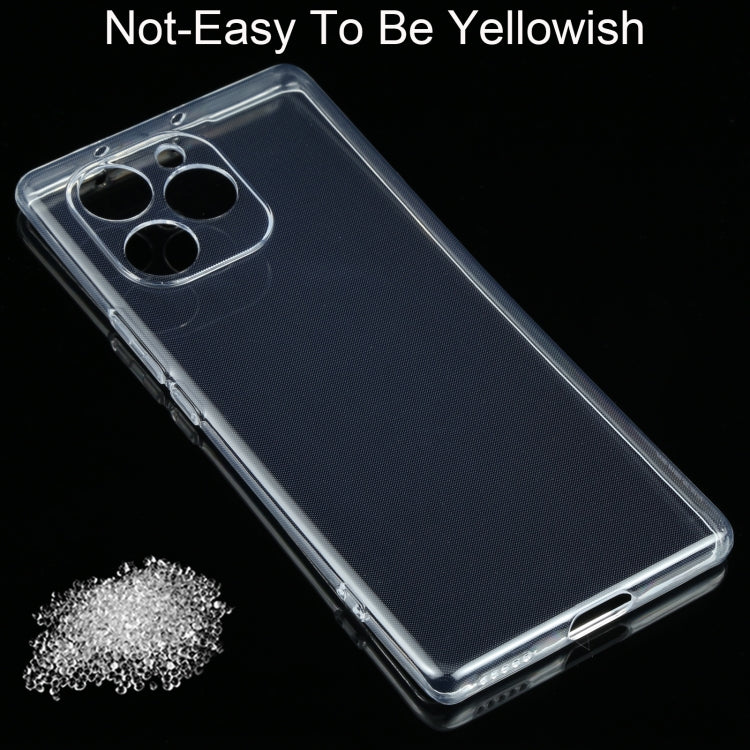 For Honor 60 SE 0.75mm Ultra-thin Transparent TPU Phone Case