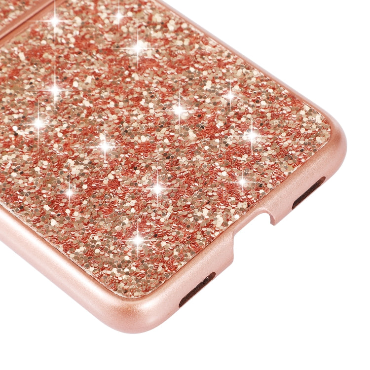 For Huawei P50 Pocket Glitter Powder Shockproof TPU Folding Phone Case