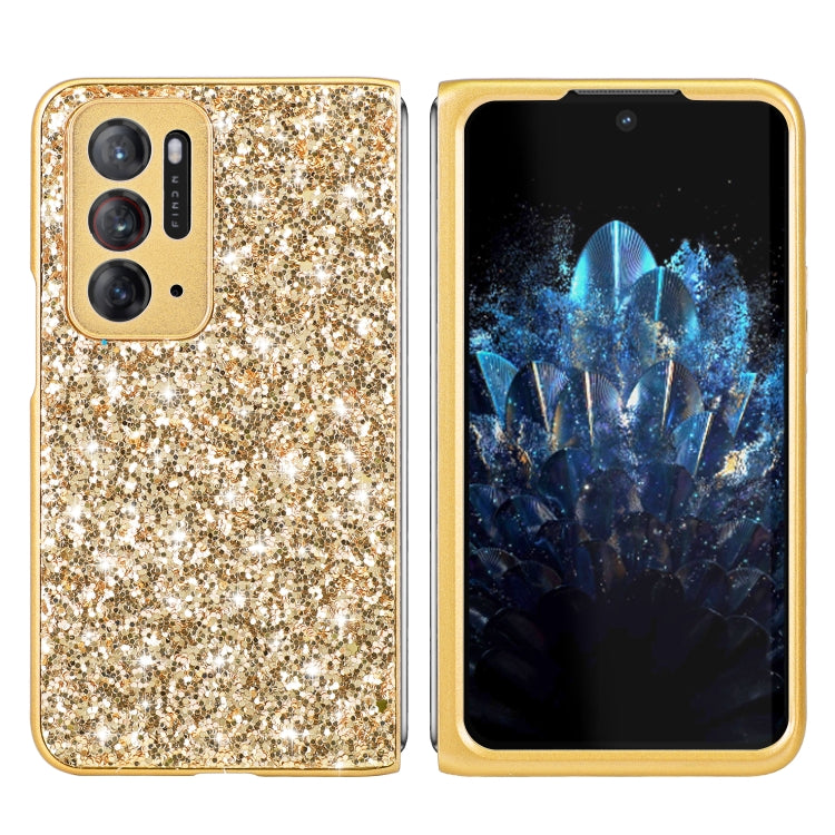 For OPPO Find N Glitter Powder Shockproof TPU Folding Phone Case