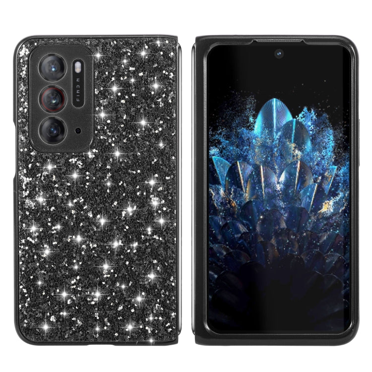 For OPPO Find N Glitter Powder Shockproof TPU Folding Phone Case