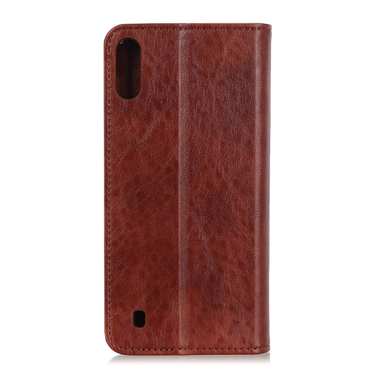 For Galaxy A01 Magnetic Retro Crazy Horse Texture Horizontal Flip Leather Case with Holder & Card Slots & Wallet