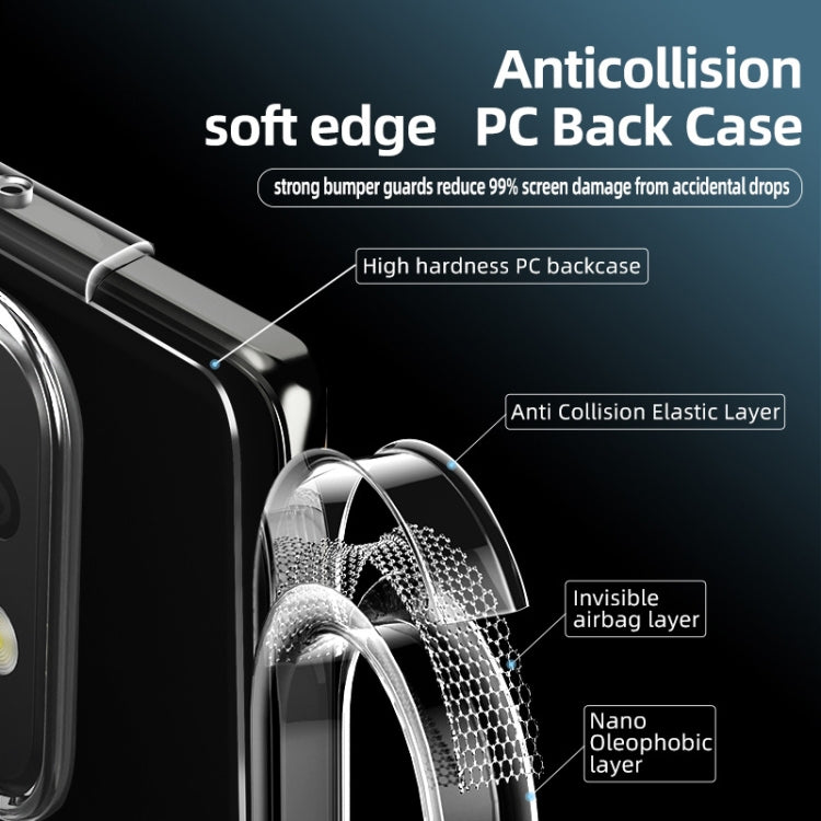 For Samsung Galaxy A23 Crystal PC + TPU Phone Case