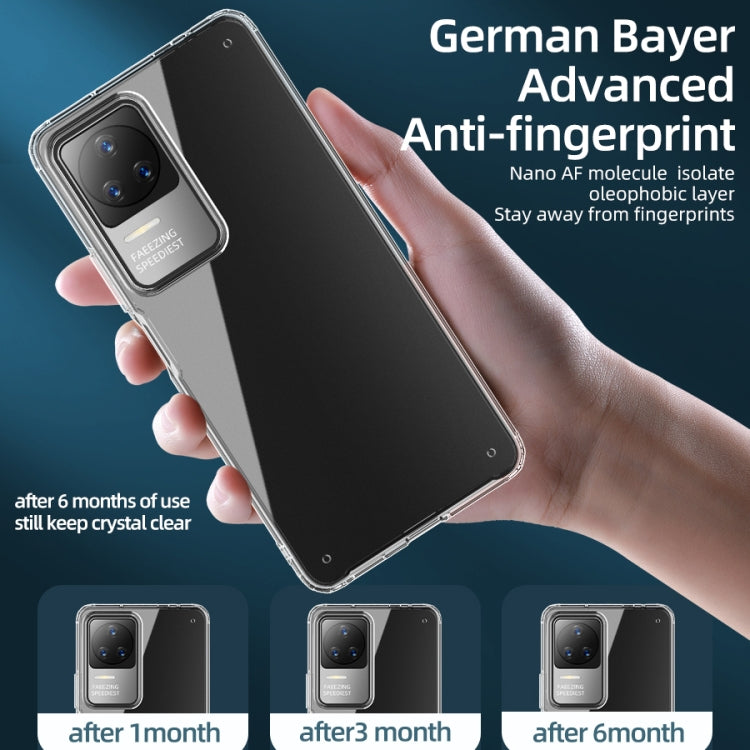 For Xiaomi Redmi K50 Crystal PC + TPU Phone Case